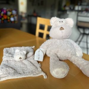 Mamas & Papas Once upon a time Lovey security blanket and soft toy bear